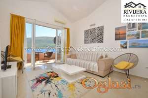 Jednosoban opremljen stan sa panoramskim pogledom na more Djenovic